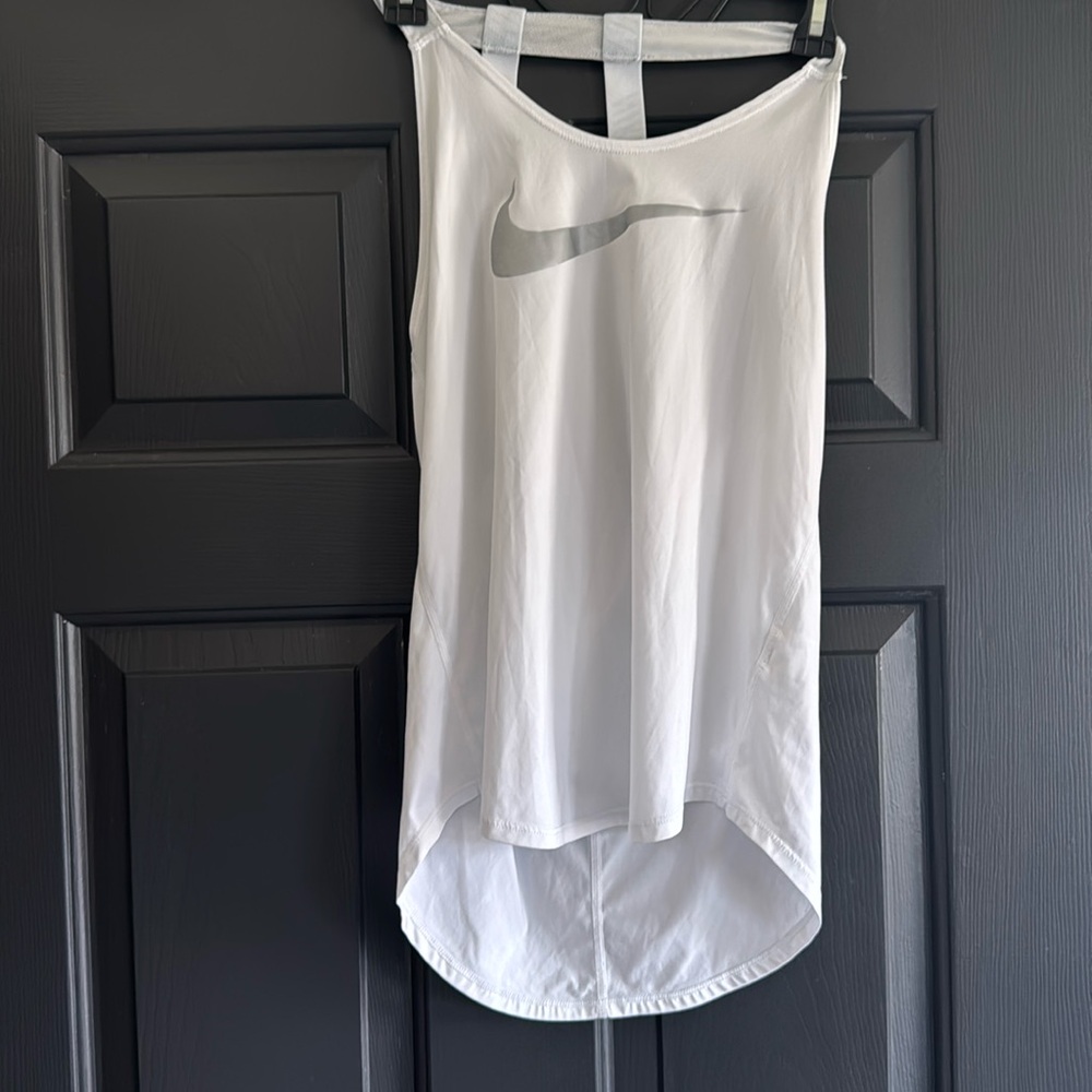 Nike white tank